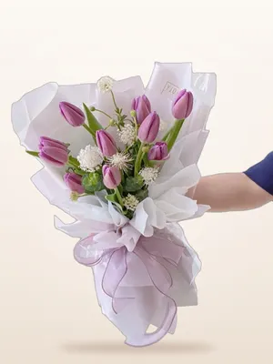 Bó Tulip Tím Thủy Chung